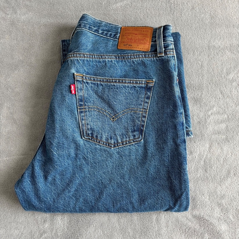Levi's Premium 501 90s Big E Denim Jeans Button Fly 30x32 Medium Wash